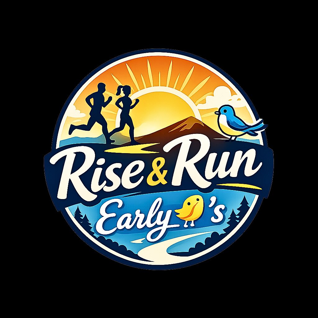 Rise and Run Early Birds logo